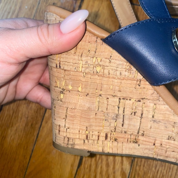 Tommy Hilfiger Navy Wedges - Picture 7 of 8